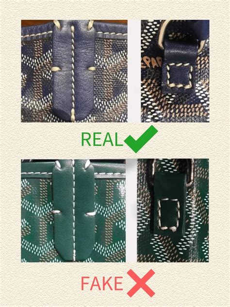 how to fake goyard neverfull|how to identify a fake goyard.